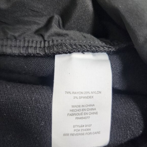 Cabi‎ Womens 3107 Capote Ponte Knit Trouser Black Ankle Pants Size 4 Rayon Blend - Picture 5 of 12